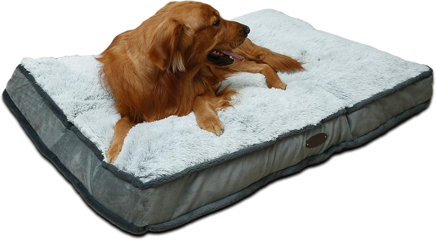 Waterproof Dog Beds for Large Dogs with Washable Cover, Soft Pet Bed Mat Pillows for Medium, Extra Large Dogs, Medium