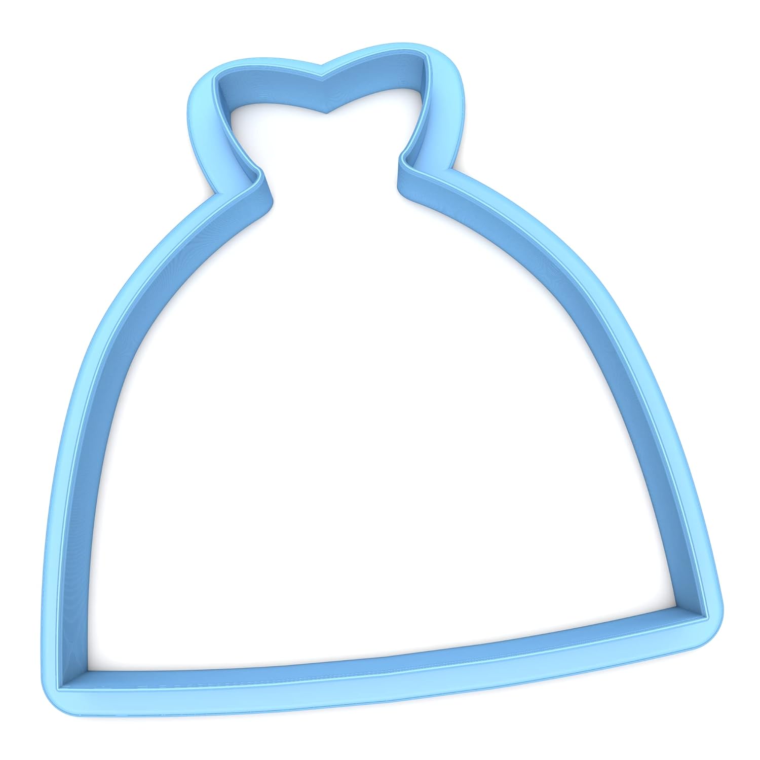 Sweet Prints Inc Poofy Wedding Dress Cookie Cutter – Dishwasher Safe (4″)