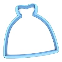 Vista 1 de Sweet Prints Inc Poofy Wedding Dress Cookie Cutter - Dishwasher Safe (4")