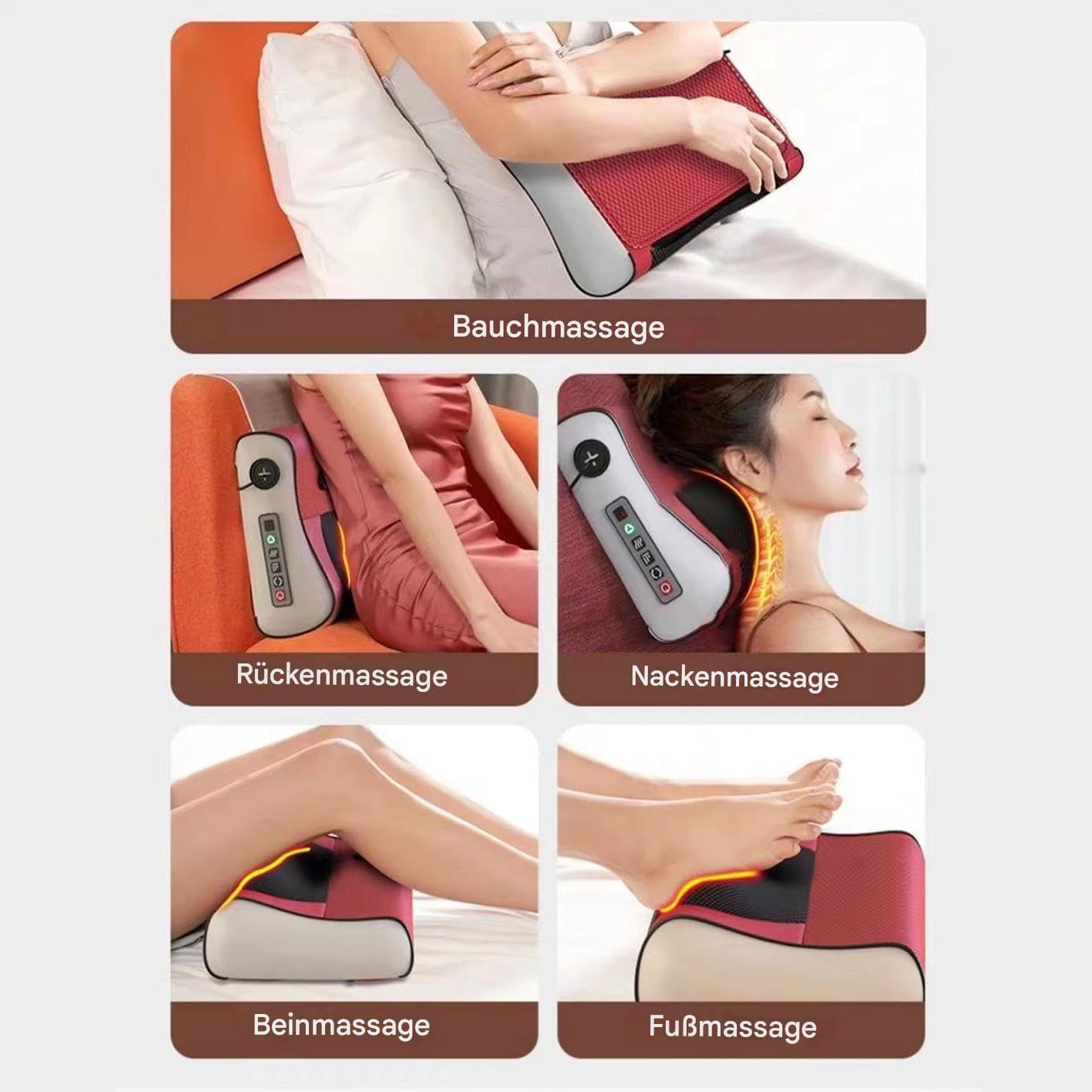 Massagekissen Entspannungs Nackenkissen Mit Wärme