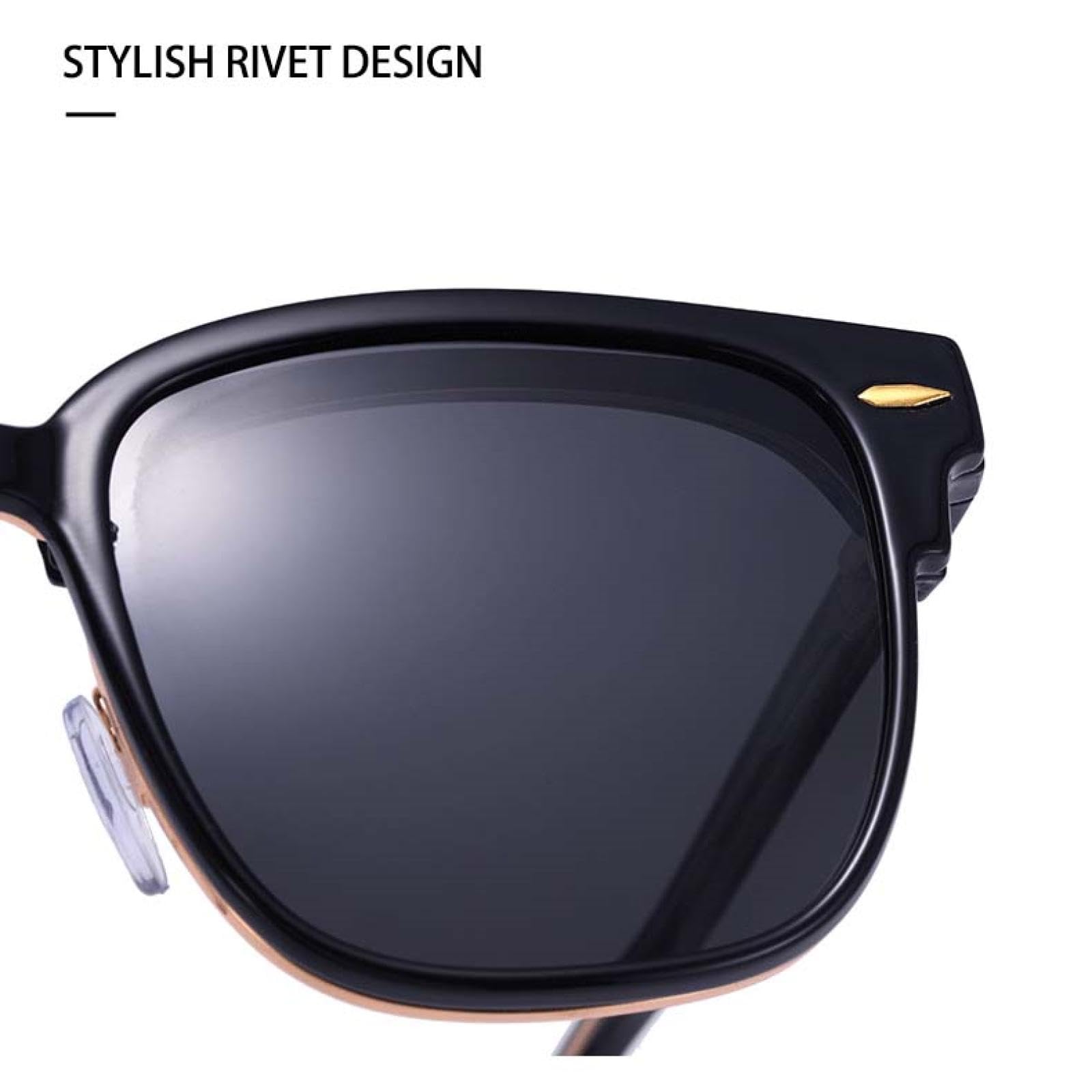 Gafas de sol retro para hombre y mujer con montura UV400