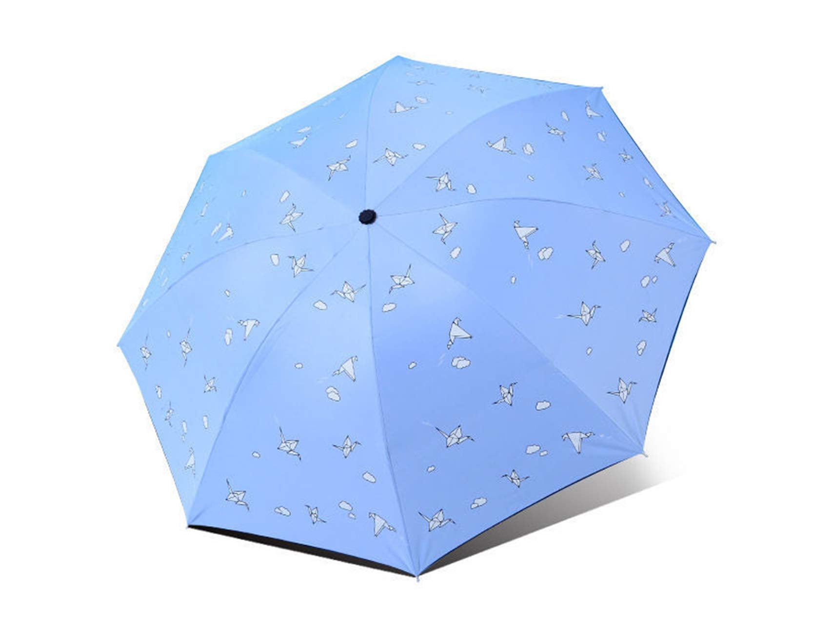 3-Fold Travel Umbrella - Auto Open/Close Ultra Light and Small Mini Umbrella with Carrying Pouch