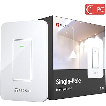 Amazon Com Interruptor De Luz Inteligente Teckin De Un Solo Polo