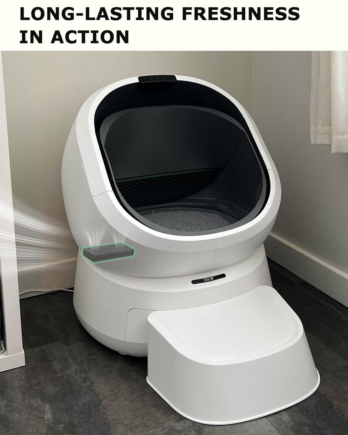 Replacement Filter for PETLIBRO Luma Automatic Self Cleaning Litter Box, Odor Control Filter Insert, Easy Installation, Cat Litter Box Accessory - image 6