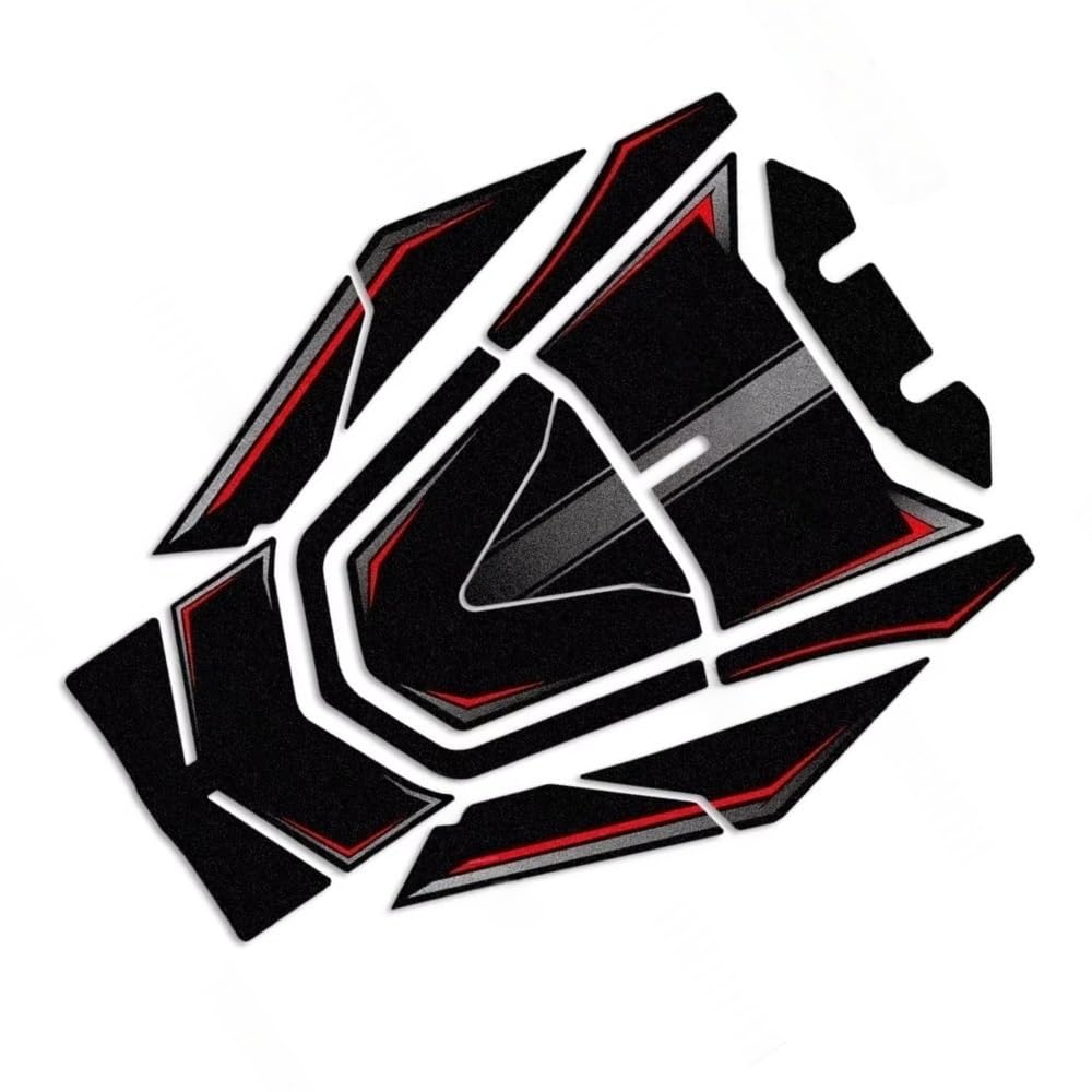 Motorcycle Tank Pad Sticker Fuel Decal for PCX 160 150 125 for PCX160 for PCX150 2021-2024 Traction Pad Decal(Red)