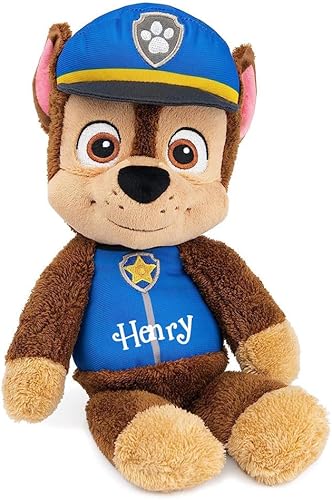 Peluche oficial de la Patrulla Canina Chase Take Along Buddy, animal de peluche de primera calidad para edades de 1 año en adelante (persecución