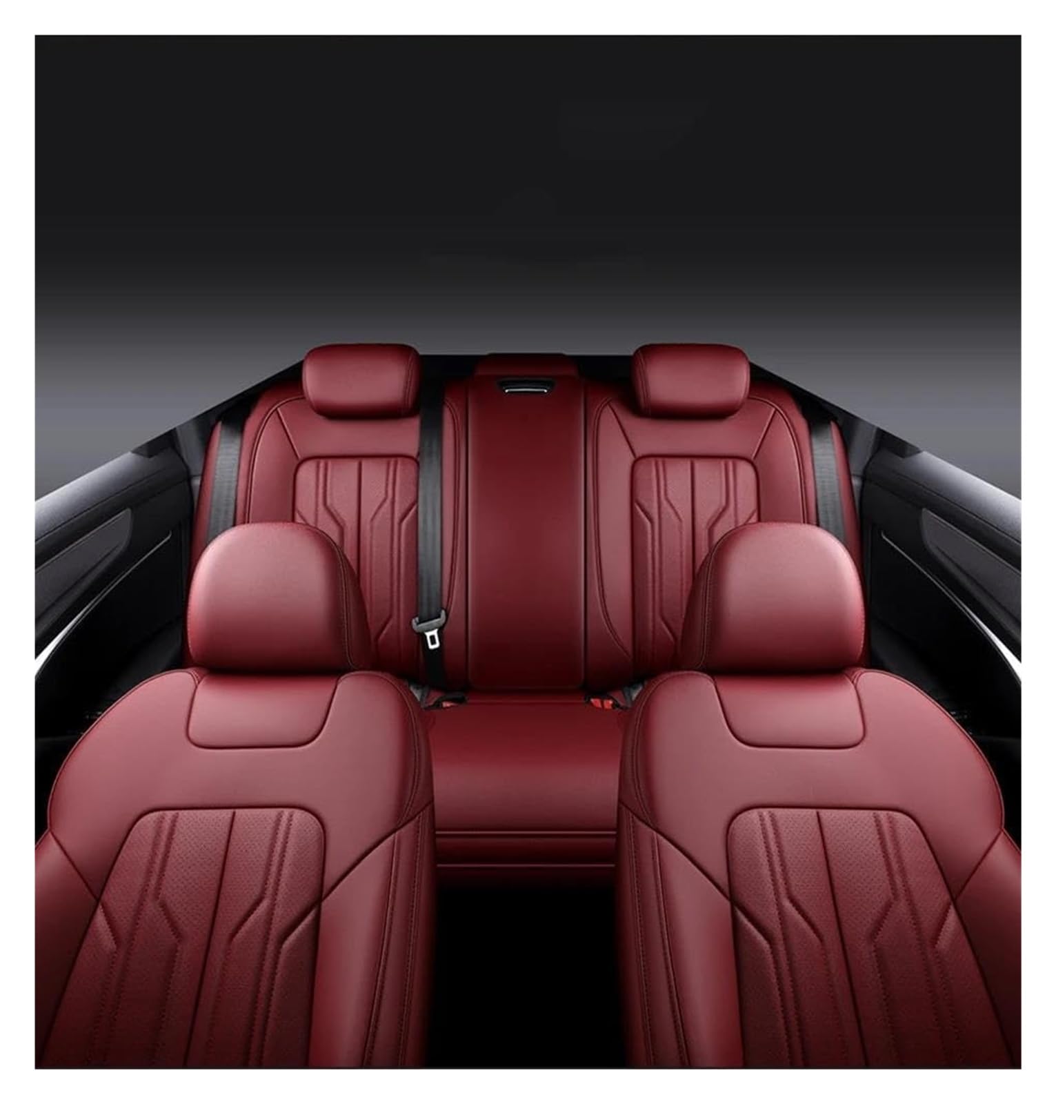 coprisedili anteriori Per Toyota Per Hilux 2015-2019 Fodera Cuscino Supporto Seggiolino Auto Personalizzata Impermeabile Traspirante Similpelle(Brown,SE)