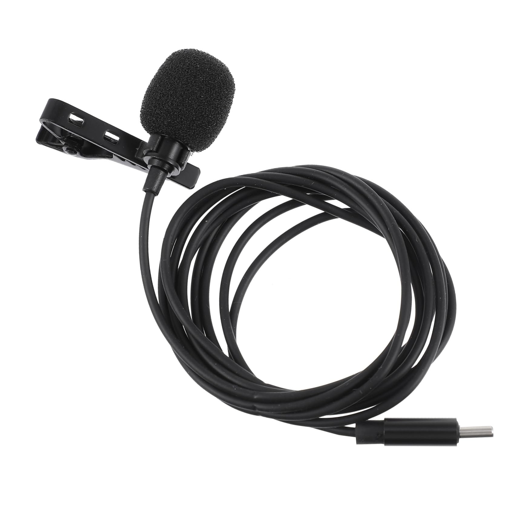BESPORTBLE Lavalier Microphone Clip Lav Mic for Phone Sound for Recording Streaming Podcasting Vlogging Easy to Use Lightweight Design