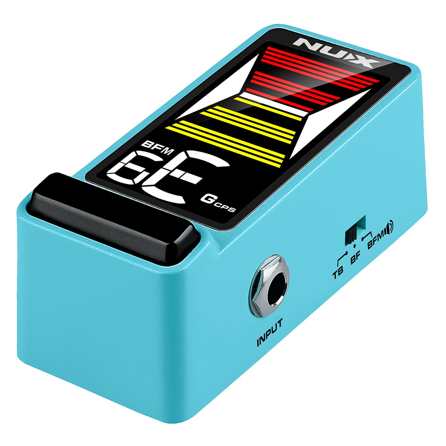Nux NTU-3 MKII Flow Tune - Afinador con cable jack keepdrum, color azul