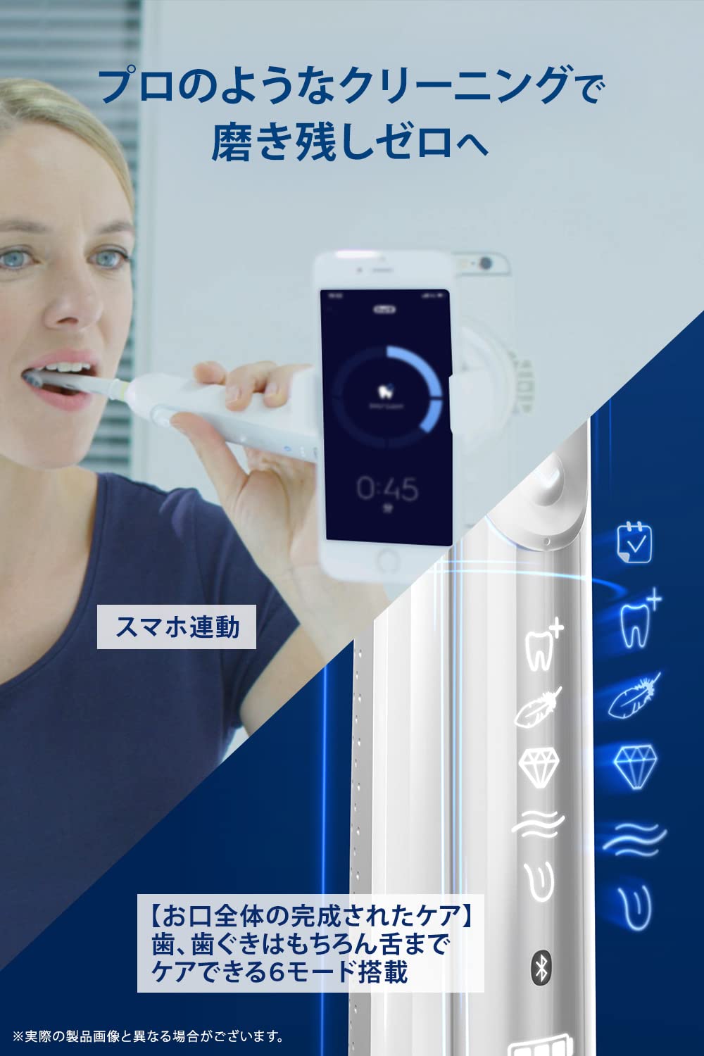 Amazon.co.jp: ブラウン オーラルB ジーニアス10000AS ホワイト 電動  