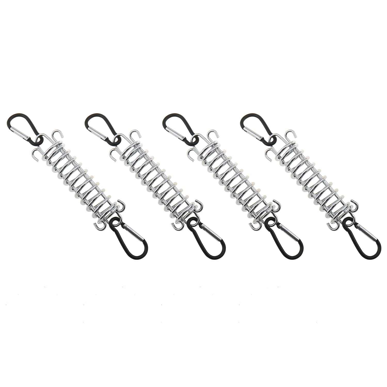 ZZHXSM 4 Sets Tent Mounting Buckles Mountaineering Buckles Spring Wind Rope Buckle Awning Mounting Strap Buckle Outdoor Camping Buckle Hammock Buckle Suitable for Sandbags Umbrella Spring Rope