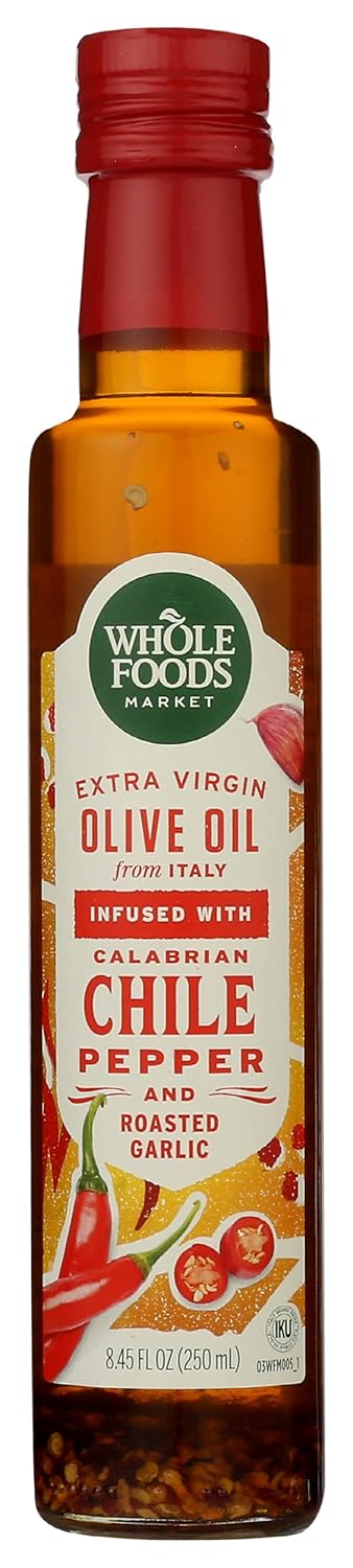 Whole Foods Market, Extra Virgin Olive Oil, Italian Infused with Calabrian