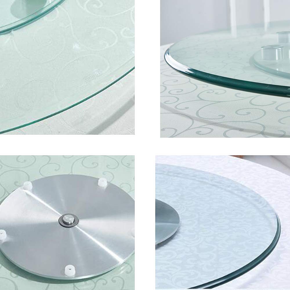 Générique Plateau tournant Lazy Susan pour Grande Table à Manger, Plateau tournant de 70 à 120 cm (28 à 47 Pouces), Surface Lisse et Pratique pour Partager Les Aliments.