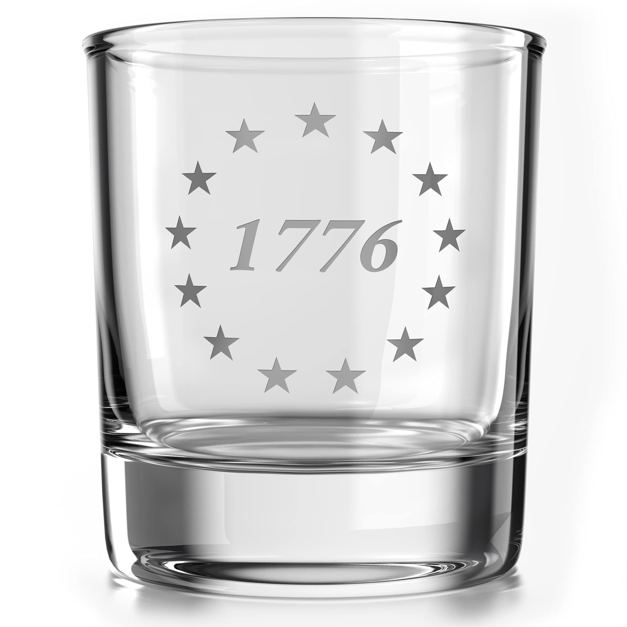 Verre à whisky 1776 Betsy Ross en cristal de verre soufflé aux USA