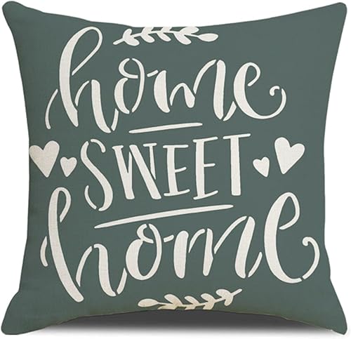 Vista 34 de Homefeelzydys Fundas de almohada de 18 x 18 pulgadas, fundas de almohada de 18 x 18 pulgadas, fundas de almohada cuadradas, juego de 4 fundas