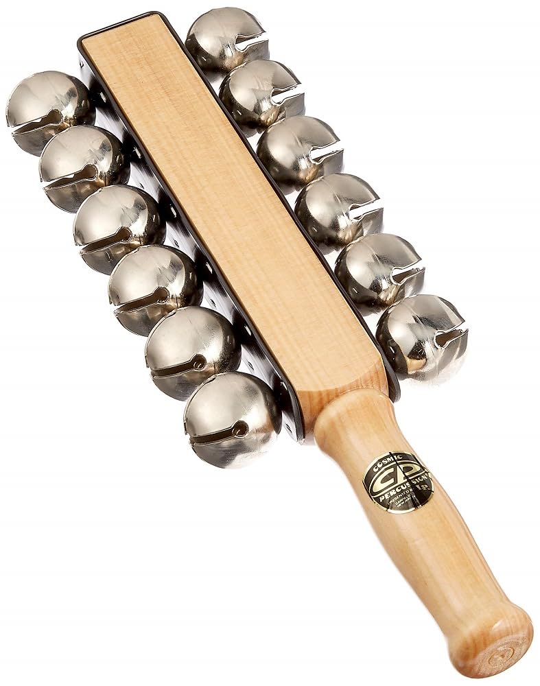 Latin Percussion Sleigh Bell CP373 - Cascabeles con mango