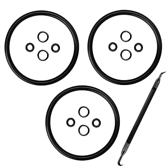 FERRODAY 3 Set Corny Keg Sealing O-Rings Kit, 16PCS Ball Lock Keg Wahers