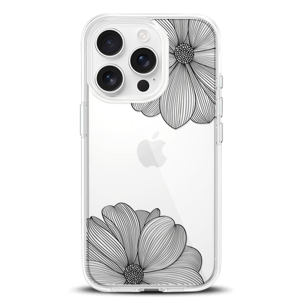 Coque iPhone 15 Pro fleurs joli cadeau tendance filles femmes - 8