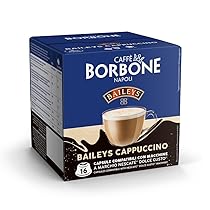 Caffè Borbone Cappuccino Baileys – 16 Capsule – Compatibili con macchine ad uso domestico Nescafè®* Dolce Gusto®*