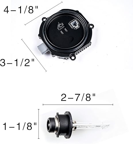 Miniatura 4 de Unidad de control de balasto de faros delanteros HID de xenón 28474-89904 con bombilla D2S y módulo de encendido compatible con Infiniti EX35 FX35