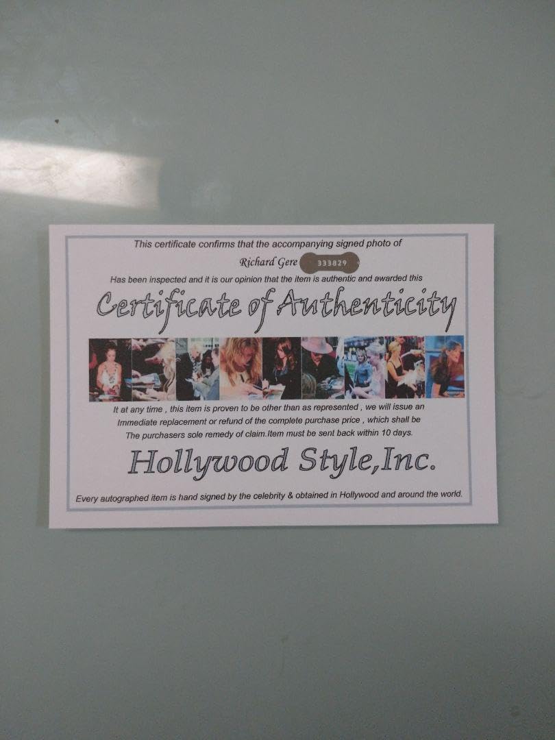 Amazon.co.jp: リチャードギア直筆サイン入り超大型写真…プレスレス