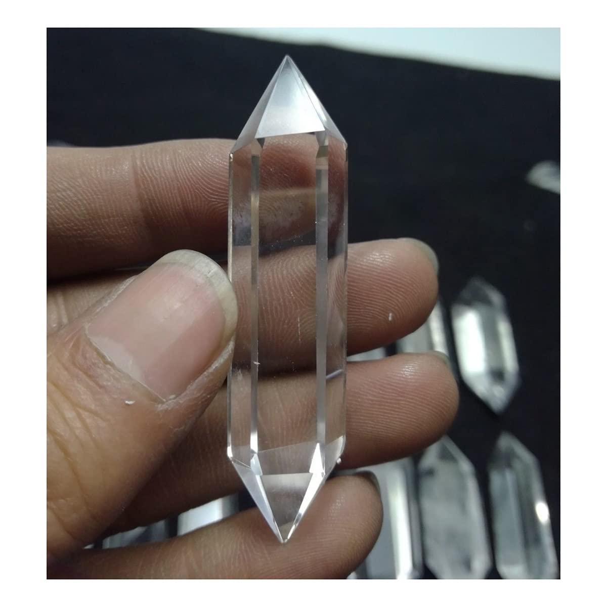 Piedras de obelisco de cuarzo transparente LQYXGS de 5 piezas para decoración del hogar