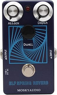 ELF SPRING REVERB Guitar Effect Pedal Vintage Voiced Reverb Pedal with True Bypass
