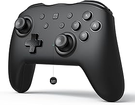 Switch Pro Controller Compatible for Switch/Lite/OLED, FIEHDUW Wireless Switch Controller for Ultimate Control with Programmable Button, TURBO, Wake-up Function, 6-Axis Gyro, Adjustable Vibration