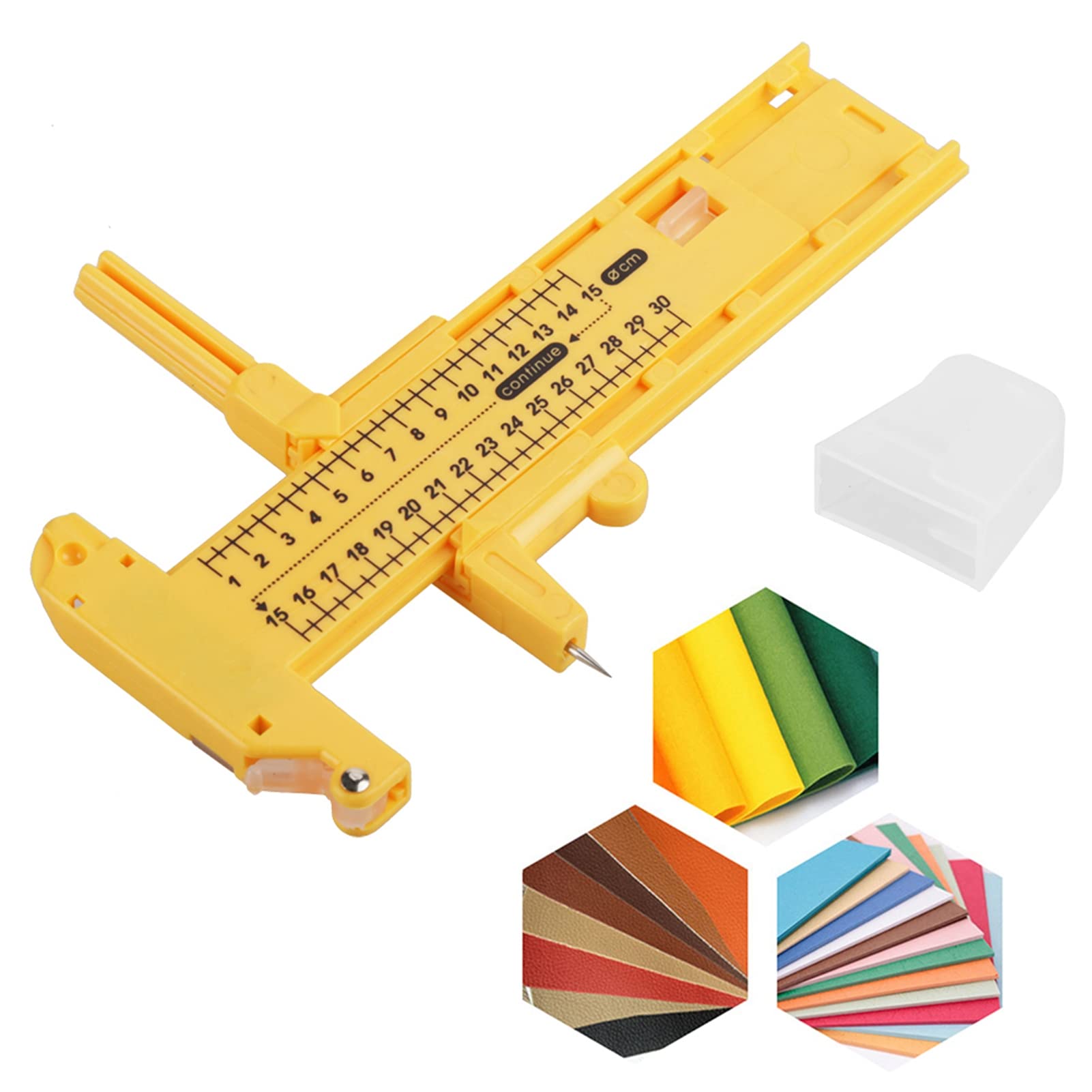 Compass Cutter,Coupeur Réglable Circle Rotary Papier Tondeuse Carton Caoutchouc Cuir Art Artisanat Craft Tool PVC Plastique Circulaire Recadrage Découpe Outil Dessin Rond pour Couper Carte