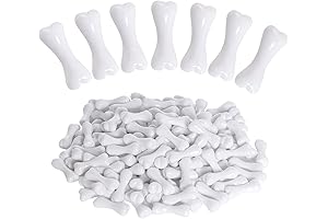 120PCS Mini White Plastic Halloween Skeleton Bones for DIY Crafts Decorations