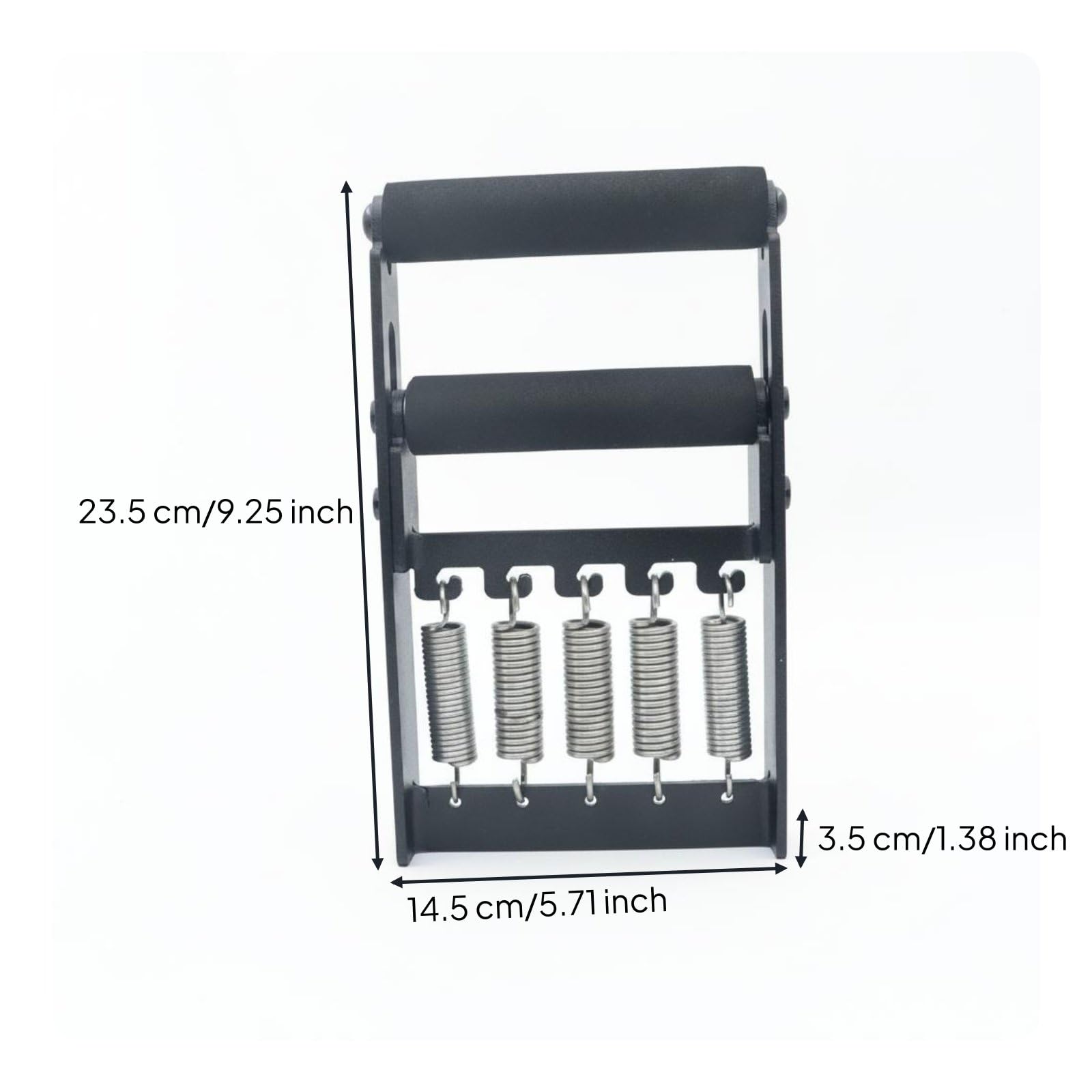 Verstellbarer Handtrainer Handgriff Fingertrainer Unterarmtrainer mit Metallrahmen Und Komfortabler Griffauflage für Muskelaufbau Klettersport Zuhause
