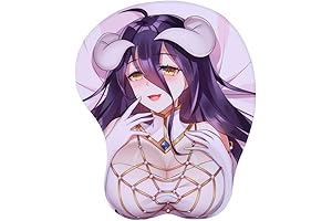 Overlord New Albedo 3D Mousepads - The Perfect Anime Companion for Your Desk