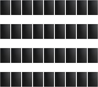32-Pack Door Panels, 5.9 X 3.9 in - Black, Quick Install
