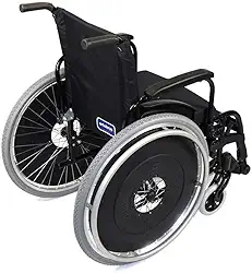 CADEIRA DE RODAS AVD ALUMÍNIO AVD 44 CM PRATA - ORTOBRAS