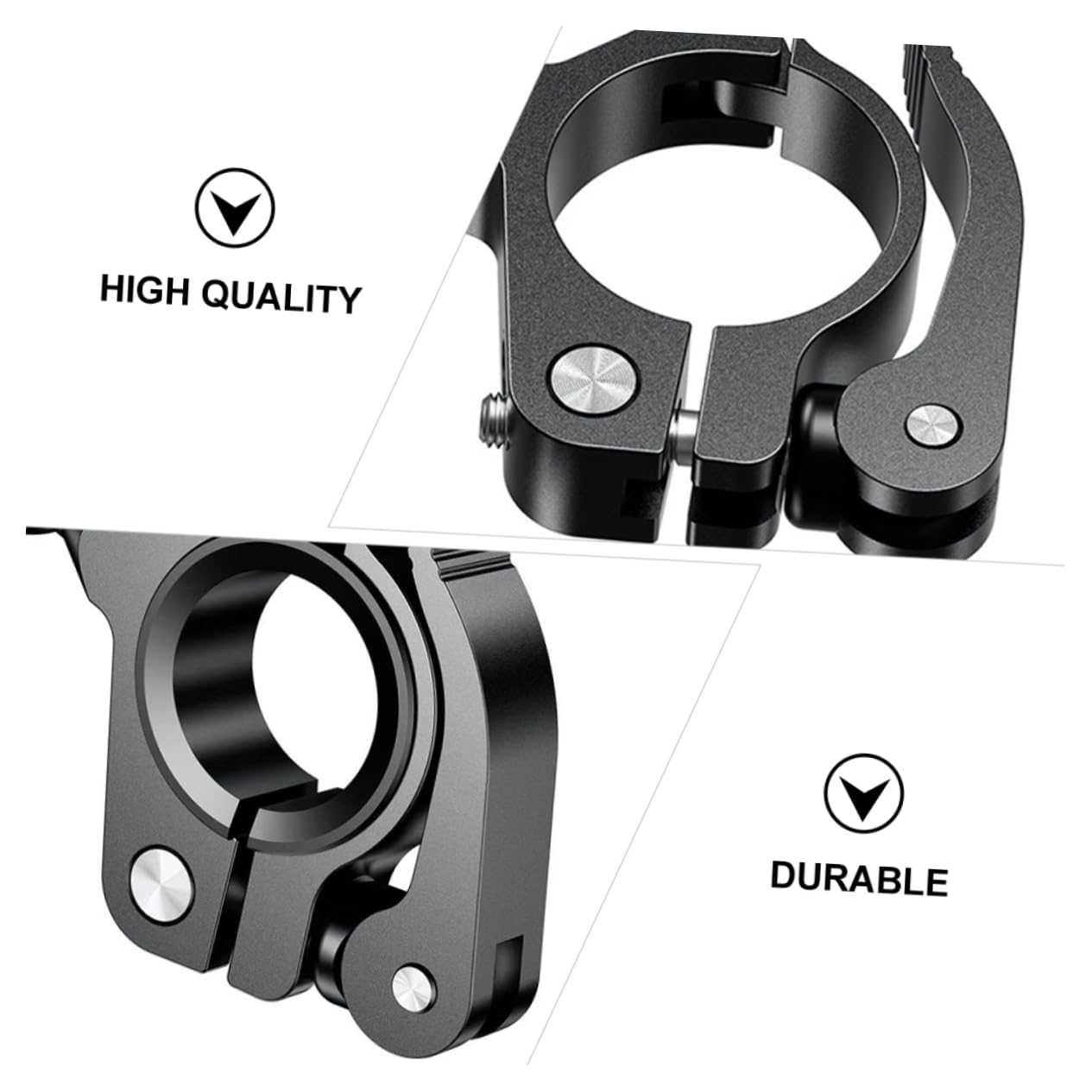 PLAFOPE Soporte De Manillar para Moto y Bicicleta Base De Montaje De Aleación De Aluminio con Adaptador De Bola De Compatible con Soportes De Teléfono Instalación y Duradero