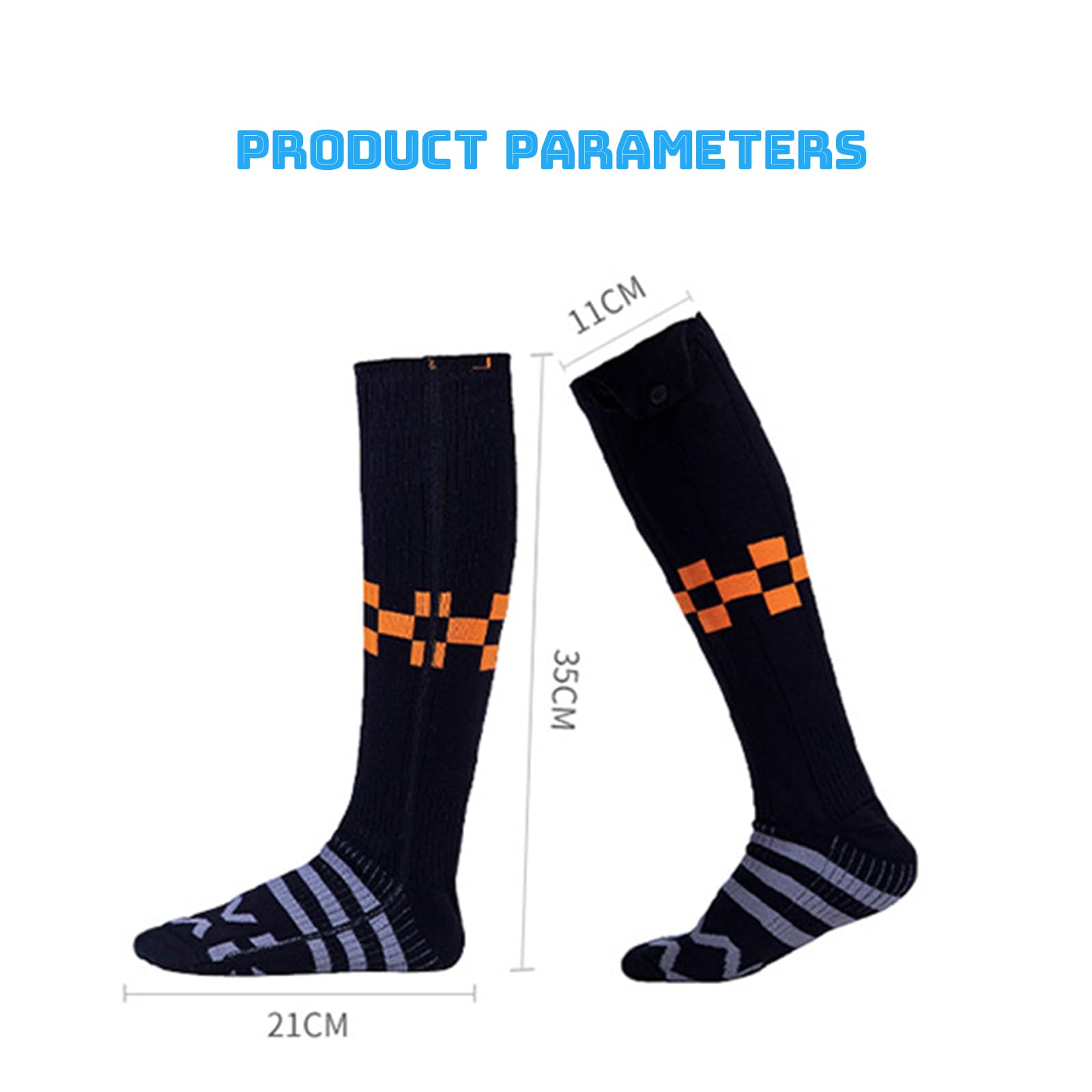 Heated Ski Socks for Men Women, Electric Heated Socks for Camping Fishing Cycling Skiing Skating Hunting Hiking