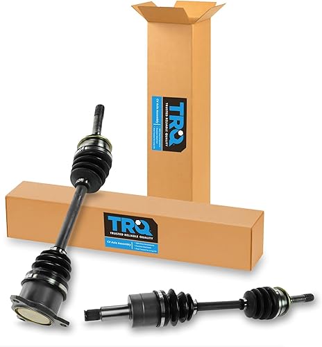 Miniatura 58 de TRQ Juego de 2 piezas de ensamblaje de eje CV delantero del lado del conductor y del pasajero, compatible con transmisión automática Mazda 3 i