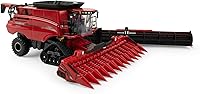 Vista 1 de 1/64 Case IH 7250 Cosechadora de orugas con cabezales de maíz y grano Colección Prestige 44327