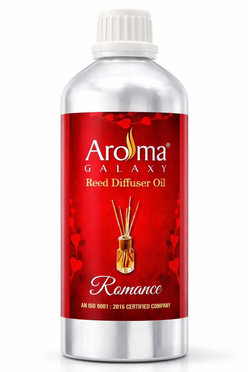 100% Pure & Natural Romance Fragrance Reed Diffuser Oil - Home Fragrance for Calming Effect, Aromatherapy and Spa - 1 LTR Reed Diffuser Refill Bottle