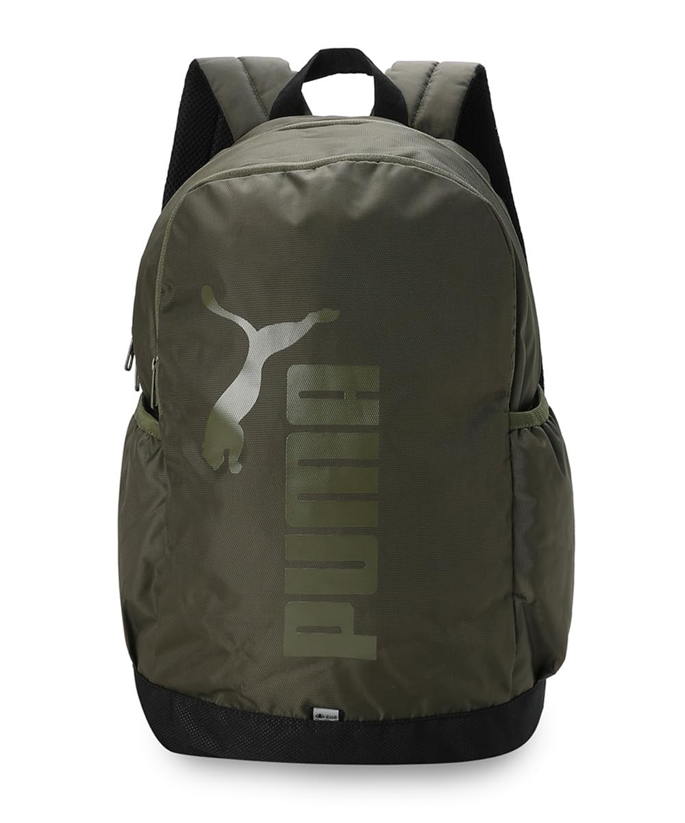 puma Unisex-Adult, SMASH Backpack, Olive, (9202703)-picture-23