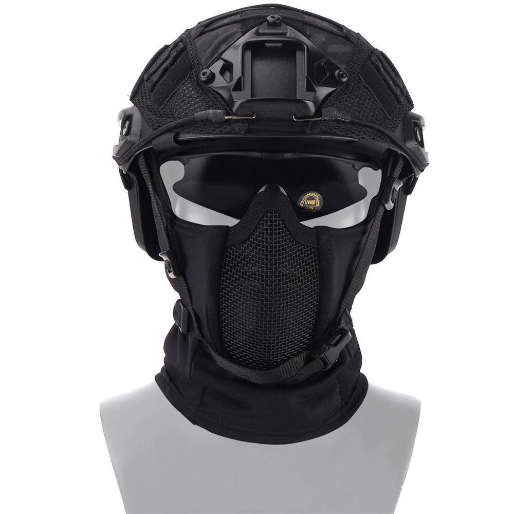 Cagoule Tactique Camouflage Ninja - Masque Intégral Airsoft Chasse - Polyester Respirant
