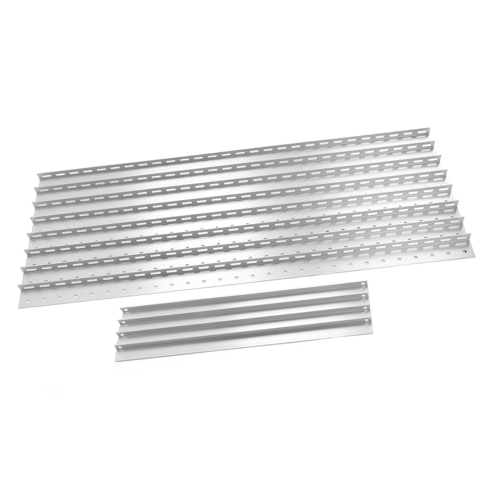 Oumefar Regulowane Uchylne Uchwyty do Montażu Paneli Słonecznych o Przekątnej 41 Cali ze Składanymi Nogami do PojazdóW Kempingowych, JachtóW i Garaży, Trwały Stop Aluminium, Obsługuje Moc 180–600 W