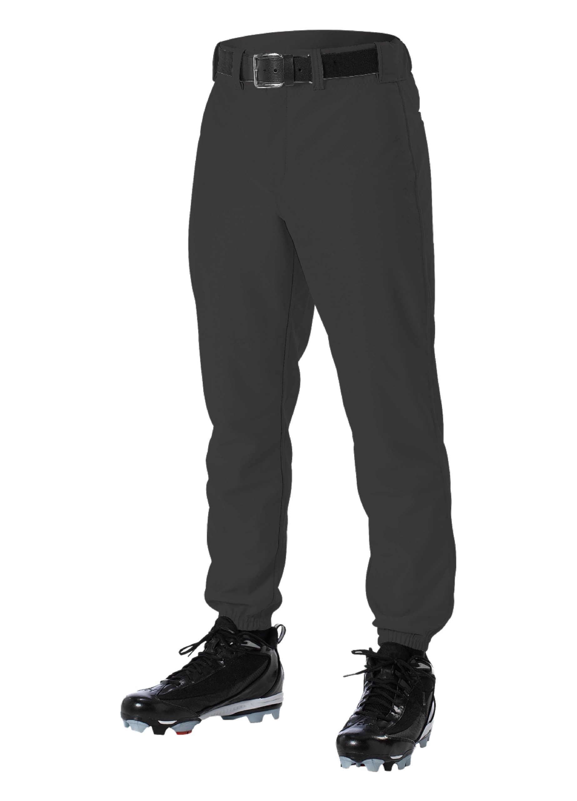 Alleson Athletic Boys Elastic Bottom Baseball Pants – Classic Fit, Durable Fabric, and Secure Waistband