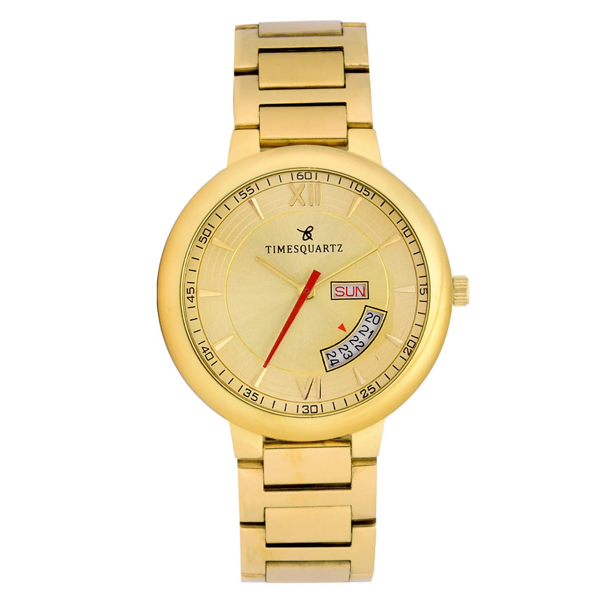 TIMESQUARTZ Men's Wrist Watch A-528 (Assorted Design & Color)