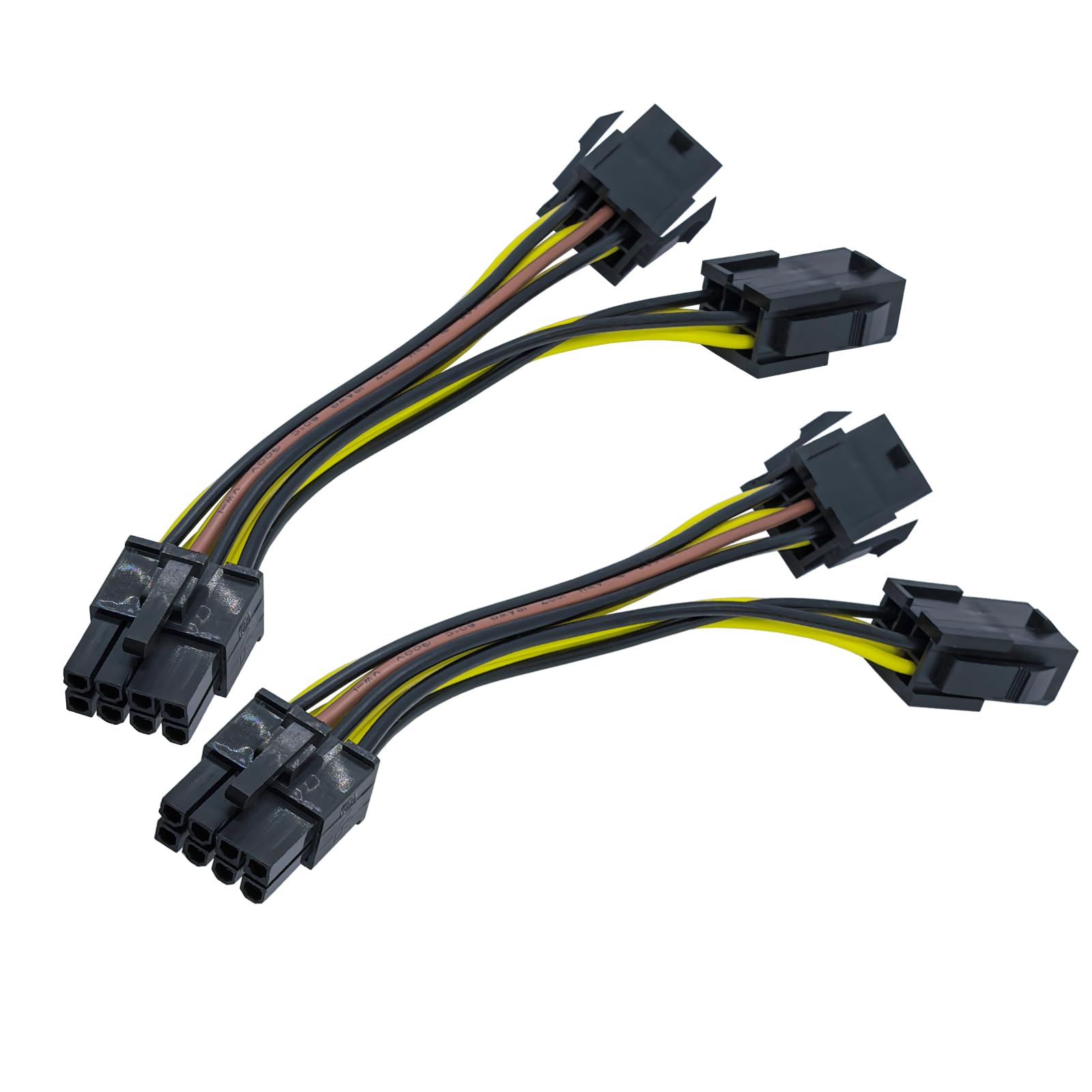 2 Pz PCI-E Scheda Video Porta il Tuo Cavo di Alimentazione PCI Doppio 6-Pin Femmina a 8-Pin Maschio GPU Cavo Adattatore di Alimentazione 5.87in/14.5cm