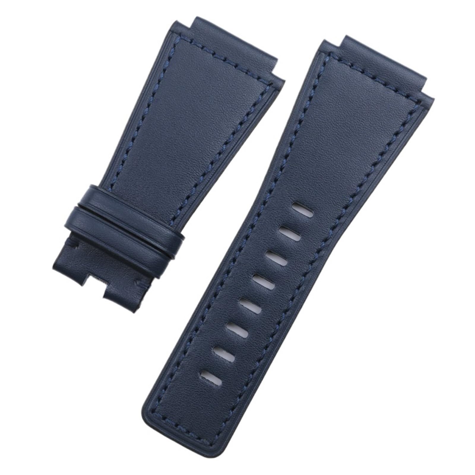 yingyingjia Cinturino In Pelle Di Vitello 24 Mm Compatibile Con BR01 BR03 Bracciale Cintura Ross Accessori Fibbia In Acciaio