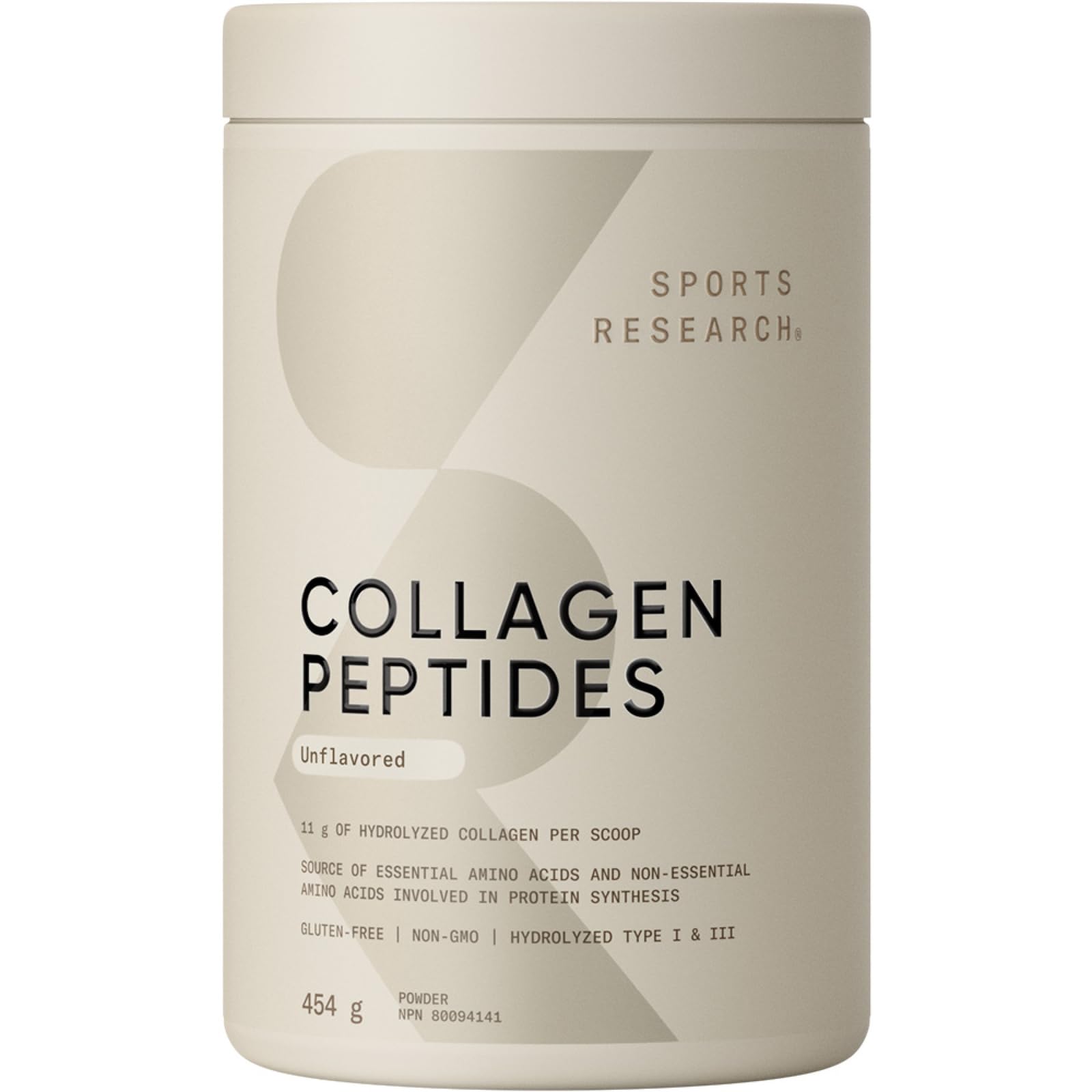 Collagen Peptides, Unflavored, 16 Oz (454 G) (Packaging may vary)