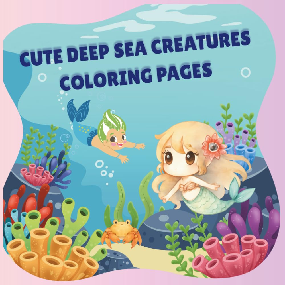Deep sea creatures Coloring pages