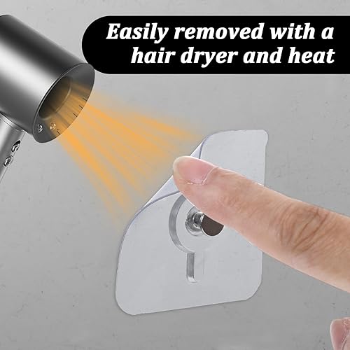 Miniatura 3 de Ganchos adhesivos sin taladros, 6 ganchos de plástico para fotos sin clavos, ganchos de pared sin clavos, colgador de espuma transparente, sin