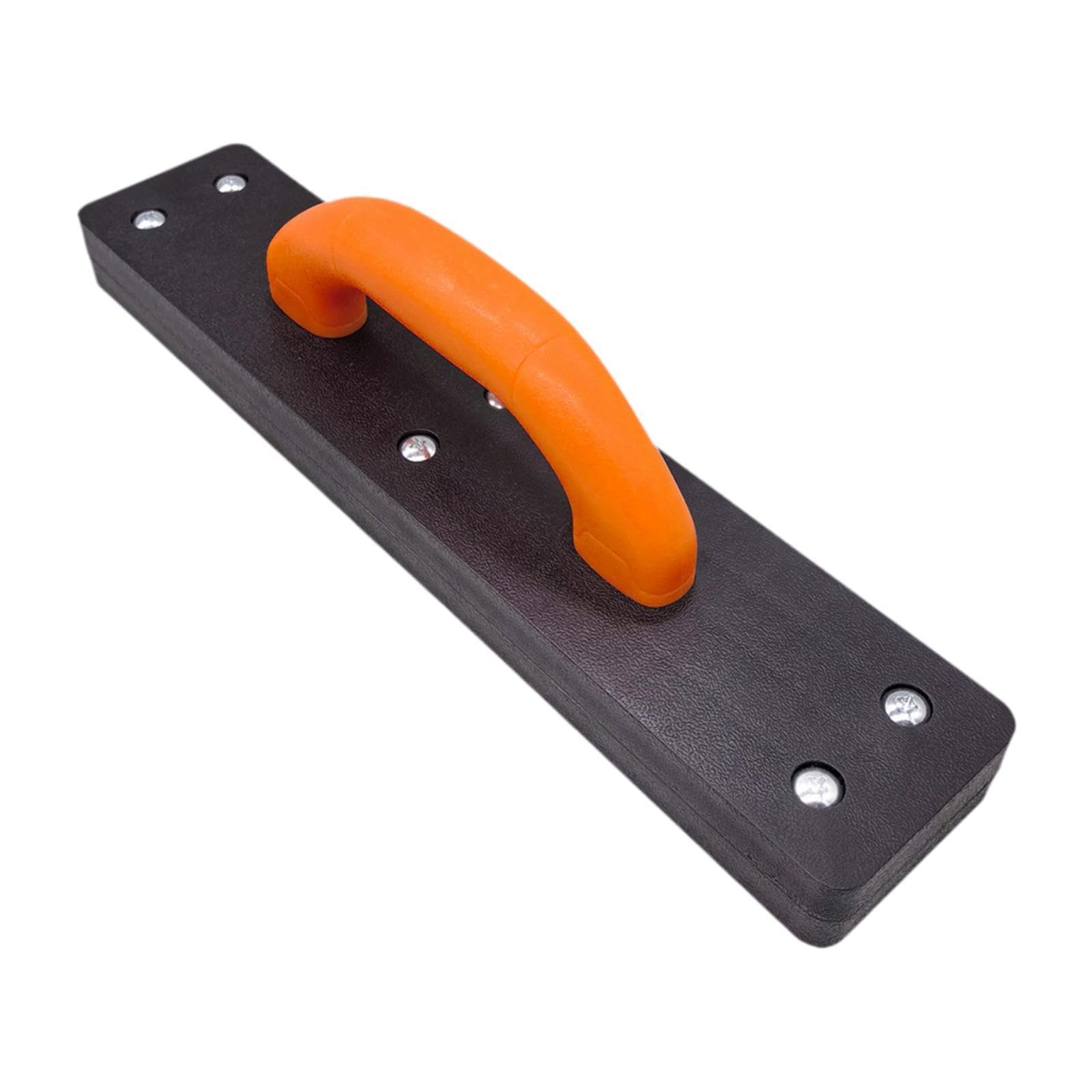 Qianly Bloc de Frappe pour Parquet Stratifié, Accessoire de Mobilier, Outil de Pose de Revêtement de Sol avec Poignée Ergonomique En Polypropylène, Adapté Au, Orange